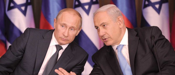 Putin and Benjamin Netanyahu