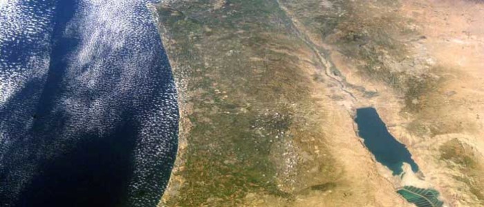 Israel as seen from space