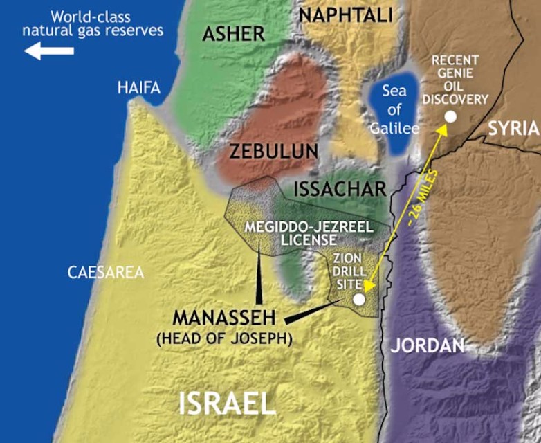 Zion Oil License Map Drill Location