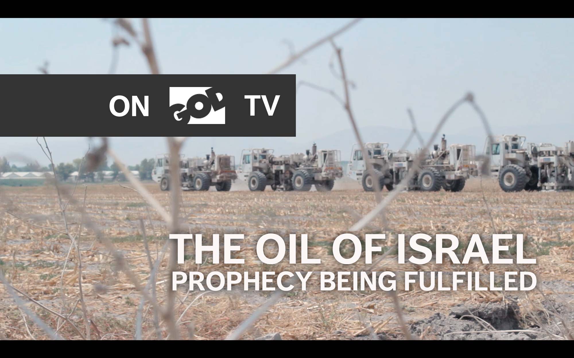 The Oil of Israel Prophecy Being Fulfilled on God TV